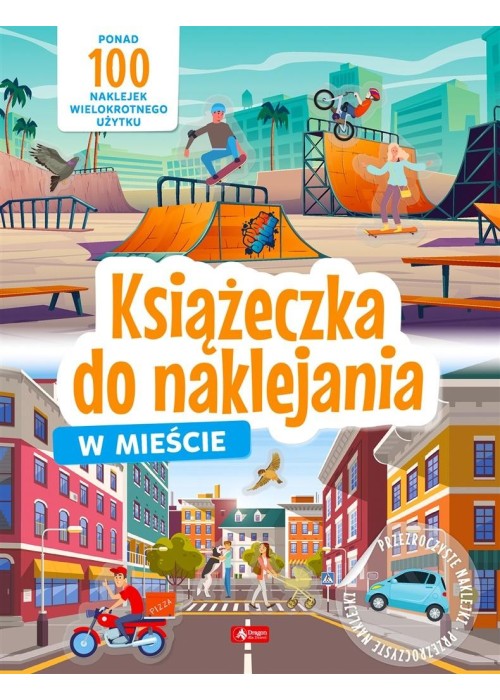 W mieście. Książeczka do naklejania