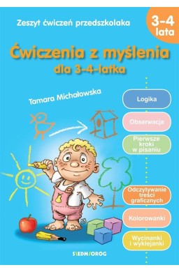 Ćwiczenia z myślenia dla 3-4 latka w.2020