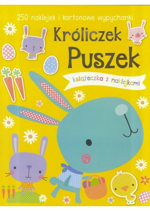 250 naklejek - Króliczek Puszek