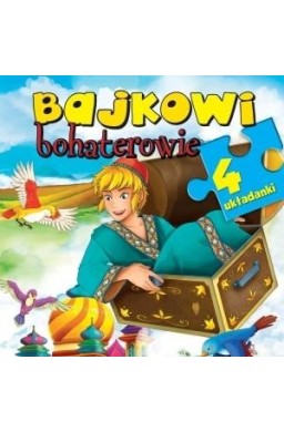 4 układanki - Bajkowi bohaterowie