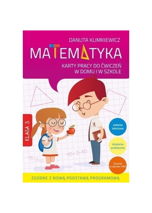 Matematyka kl.3 KP do ćw. w domu i w szkle