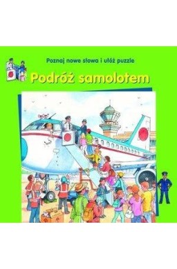 Podróż samolot. Poznaj nowe słowa i ułóż puzzle