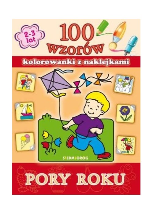 100 wzorów - kolorowanki z naklejkami. Pory roku