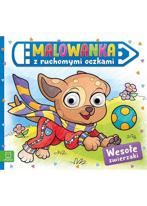 Malowanka z ruchomymi oczkami. Wesołe zwierzaki