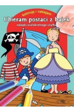 Naklejanki - Ubieram postaci z bajek SIEDMIORÓG