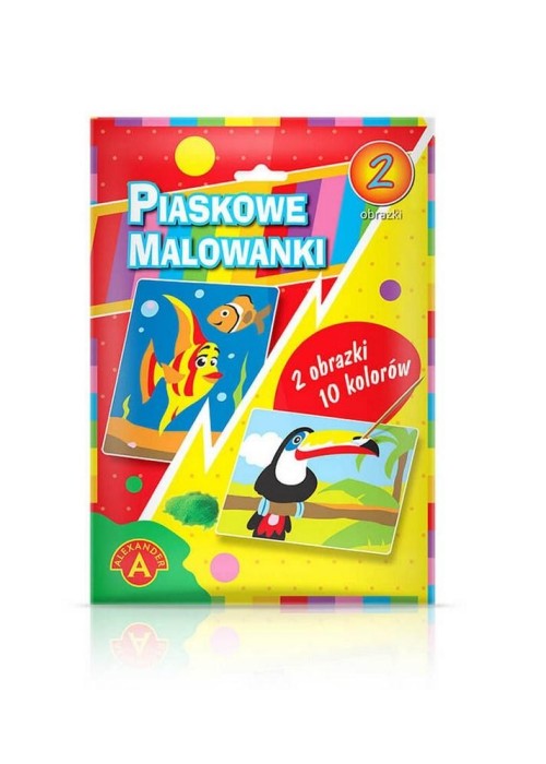 Piaskowe malowanki - Rybka, tukan ALEX