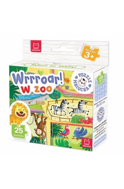 Puzzle malucha. Wrrroar! W zoo