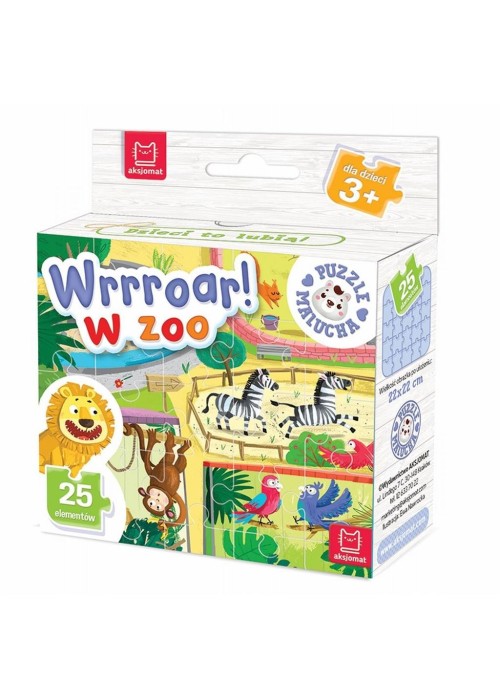 Puzzle malucha. Wrrroar! W zoo