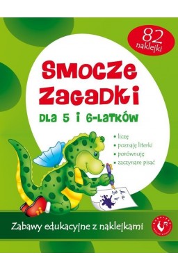 Smocze zagadki - Zabawy edukacyjne z naklejkami