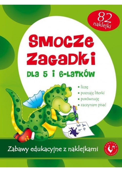 Smocze zagadki - Zabawy edukacyjne z naklejkami