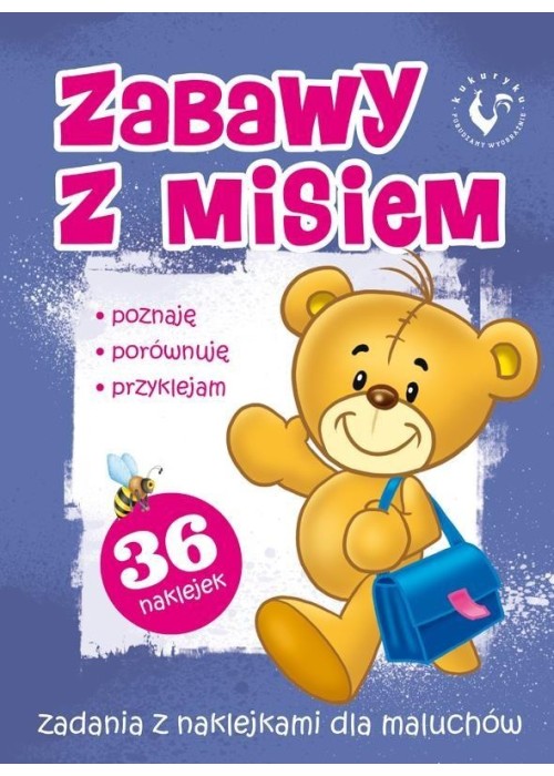 Zabawy z misiem - Zadania z naklejkami