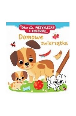 Domowe zwierzątka. Baw się, przyklejaj i koloruj!