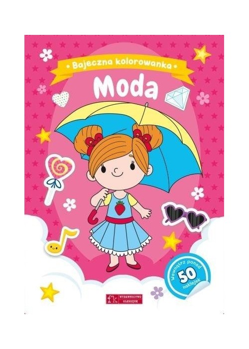 Moda. Bajeczna kolorowanka