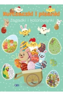 Kurczaczki i pisanki. Zagadki i kolorowanki