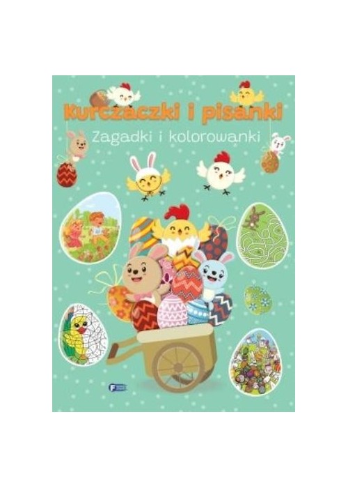 Kurczaczki i pisanki. Zagadki i kolorowanki