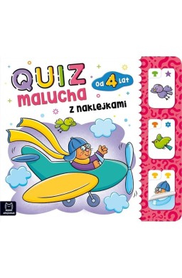 Quiz malucha z naklejkami od 4 lat