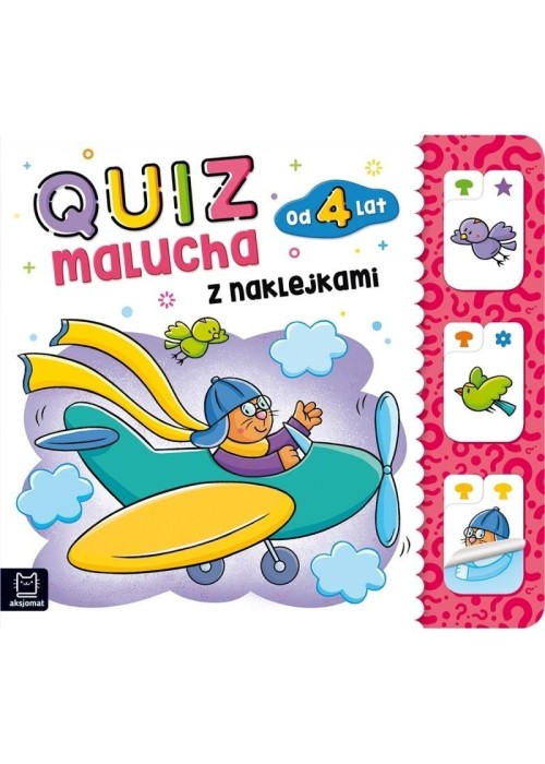 Quiz malucha z naklejkami od 4 lat
