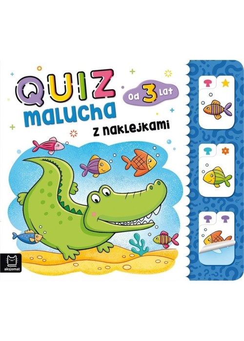 Quiz malucha z naklejkami od 3 lat