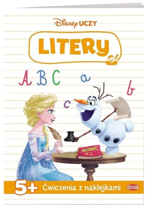 Disney Uczy. Kraina Lodu - Ćwiczenia Litery Disney Uczy. Kraina Lodu - Ćwiczenia Litery