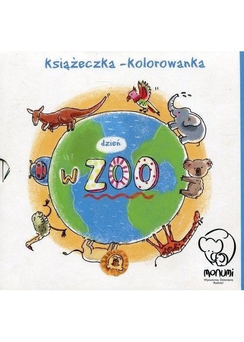 Książeczka-kolorowanka. Dzień w Zoo