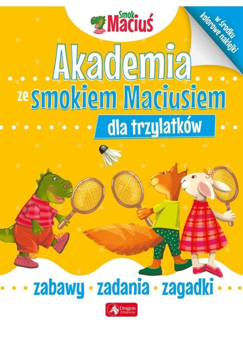Akademia ze Smokiem Maciusiem dla trzylatków