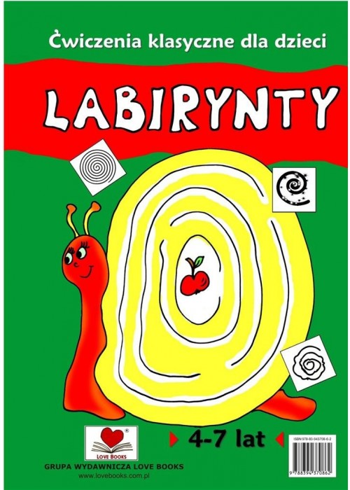 Labirynty. Ćwiczenia klasyczne dla dzieci 4-7 lat