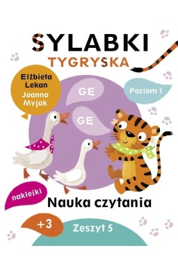Sylabki Tygryska. Nauka czytania zeszyt 5