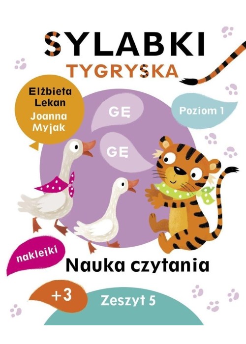 Sylabki Tygryska. Nauka czytania zeszyt 5