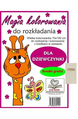 Magia kolorowania do rozkładania. Dla dziewczynki