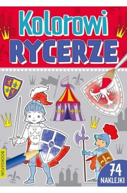 Kolorowe rycerze z naklejkami
