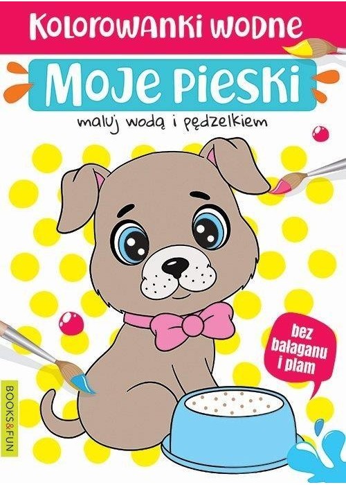 Kolorowanki wodne - Moje pieski
