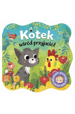 Kotek wśród przyjaciół. Maluch poznaje zwierzęta