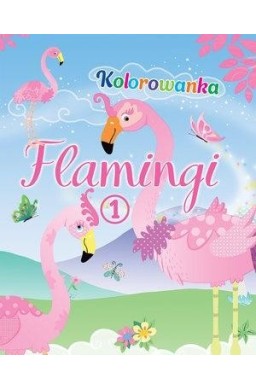 Flamingi. Kolorowanka 1