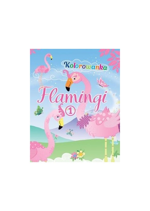 Flamingi. Kolorowanka 1