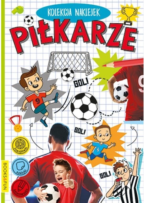 Kolorowanka. Piłkarze