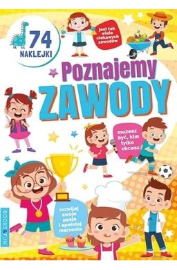 Kolorowanka. Poznajemy Zawody z naklejkami