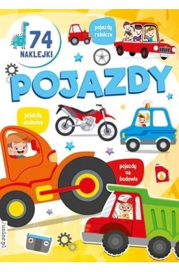 Kolorowanka. Pojazdy z naklejkami