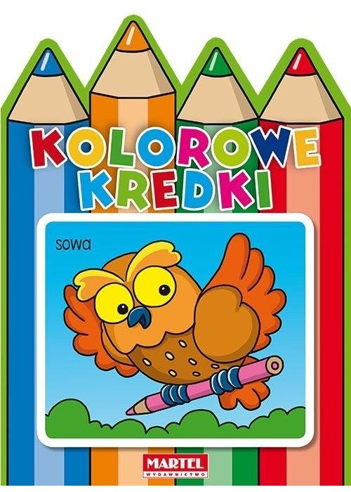 Kolorowe kredki - Sowa