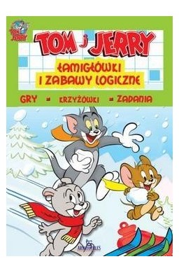 Tom i Jerry.Łamigłówki i zabawy logiczne (zielone)