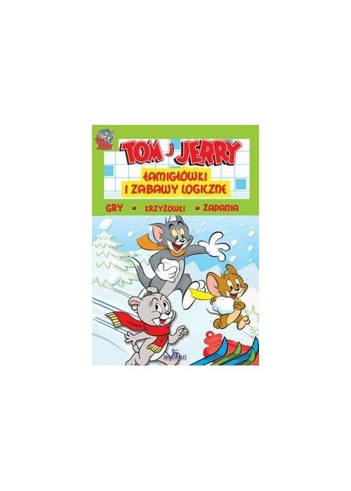 Tom i Jerry.Łamigłówki i zabawy logiczne (zielone)