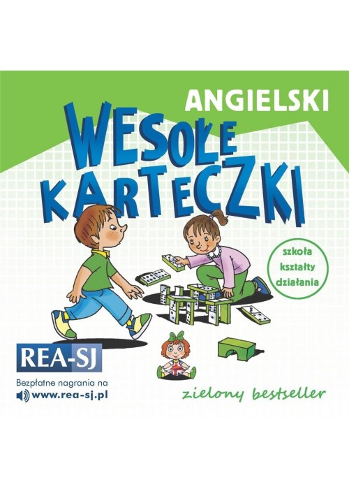 Angielski wesołe karteczki. Zielony