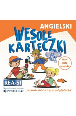 Angielski wesołe karteczki. Pomarańczowy