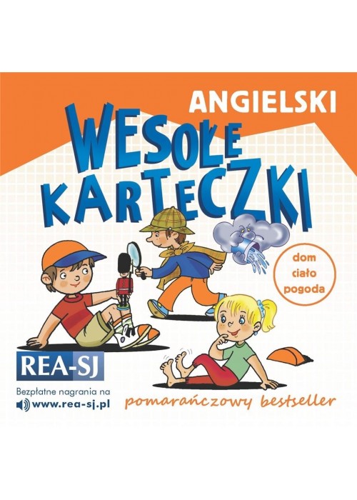 Angielski wesołe karteczki. Pomarańczowy