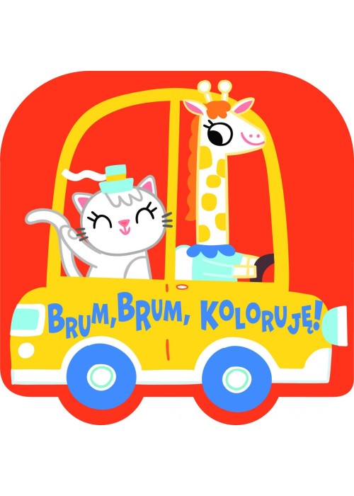 Brum, brum, koloruję! - Samochód
