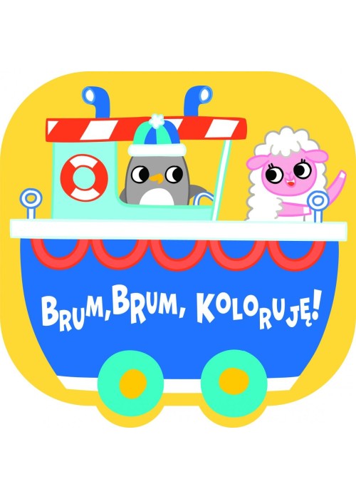 Brum, brum, koloruję! - Statek