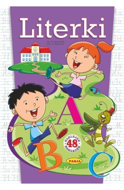 Literki. 48 naklejek