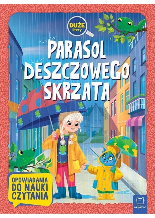 Duże litery. Parasol deszczowego skrzata