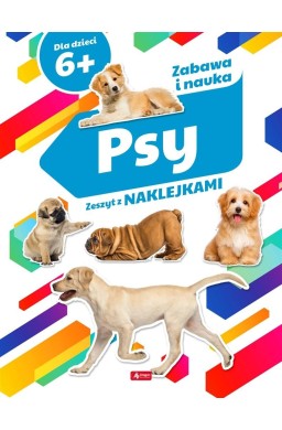 Psy. Zeszyt z naklejkami 6+