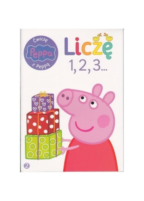 Świnka Peppa. Ćwiczę z Peppą. Liczę 1,2,3...