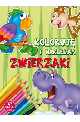 Koloruję i naklejam zwierzaki 1